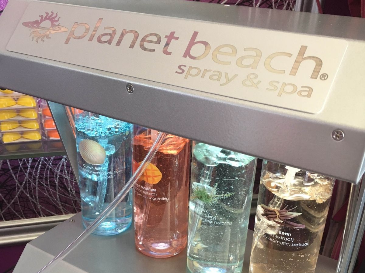 Oxygen bar at Planet Beach Spray & Spa